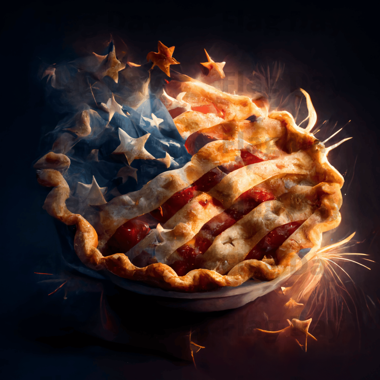 American Pie with Fireworks
