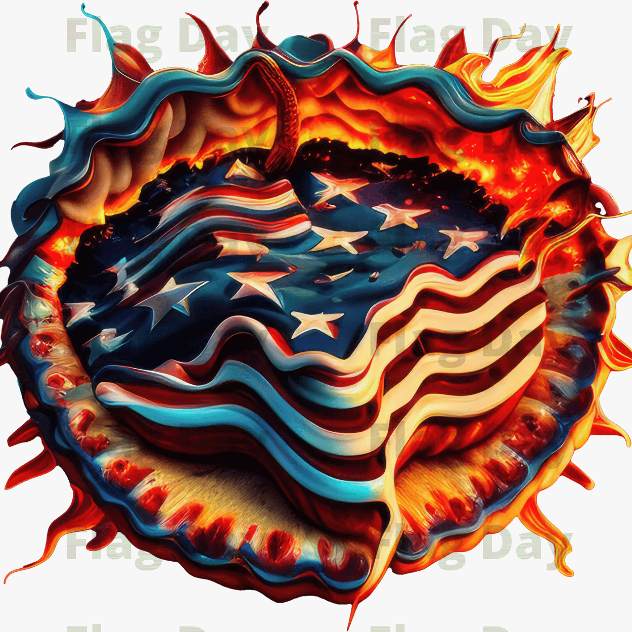 American Pie Fireworks Crust Psychedelic Trip through Time