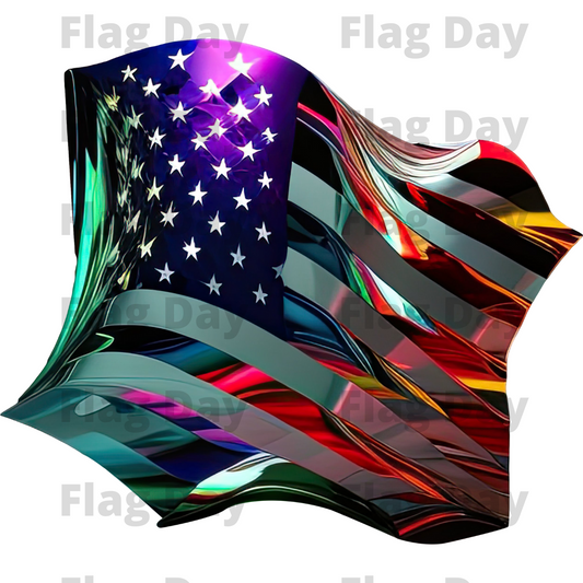 Holographic American Flag