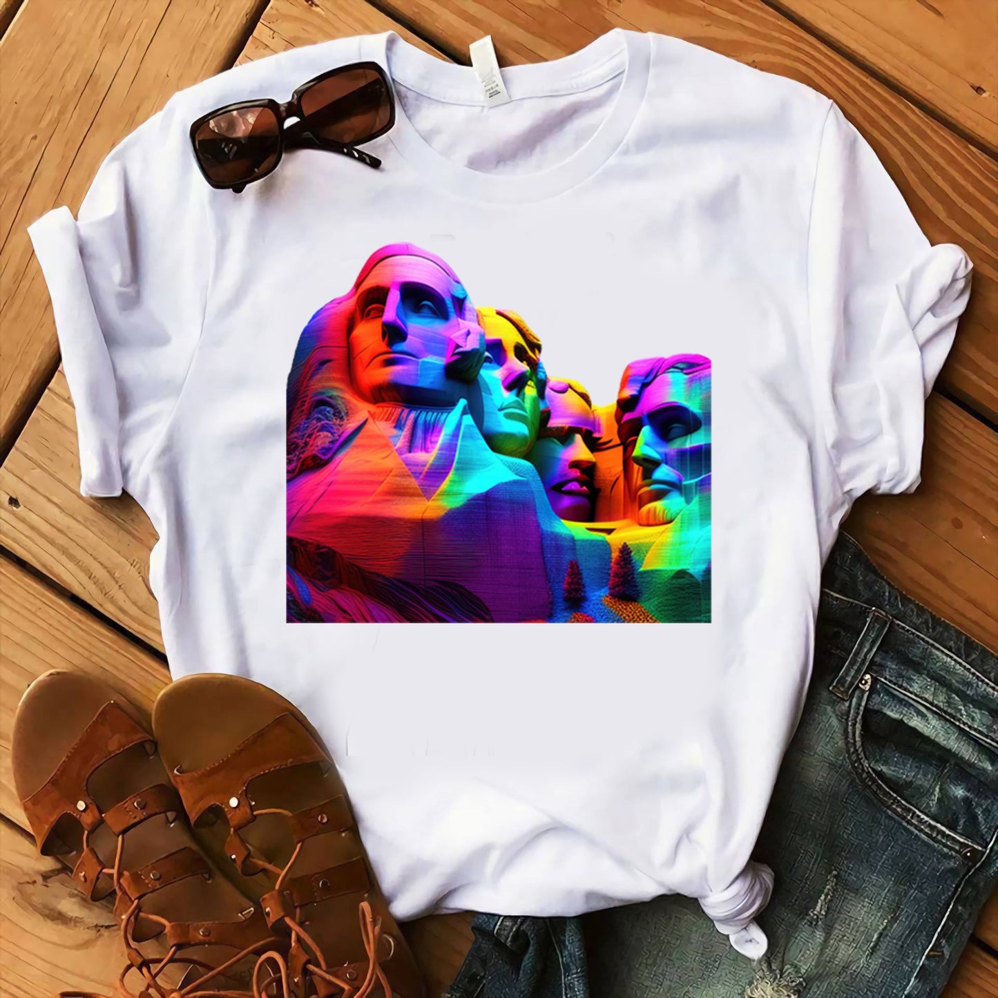 Mount Rushmore Holographic